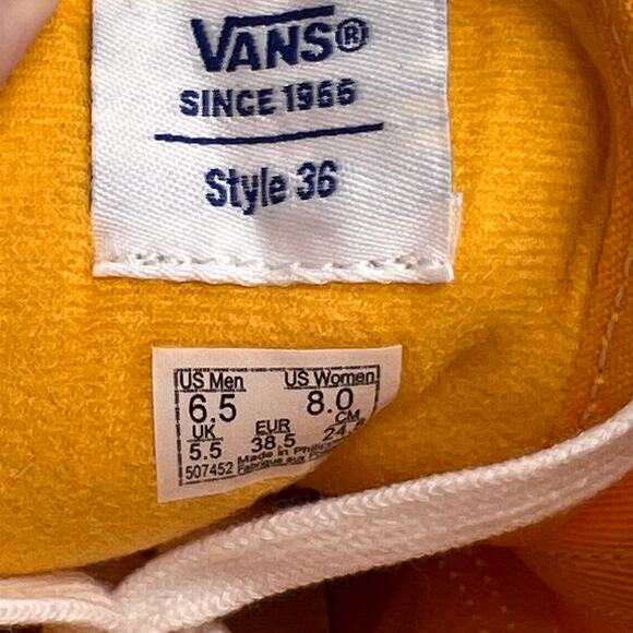 Vans Old Skool Anaheim Factory Sneaker Floral Citrus, Women's Size 8 / EUR 38.5 - Picture 8 of 10